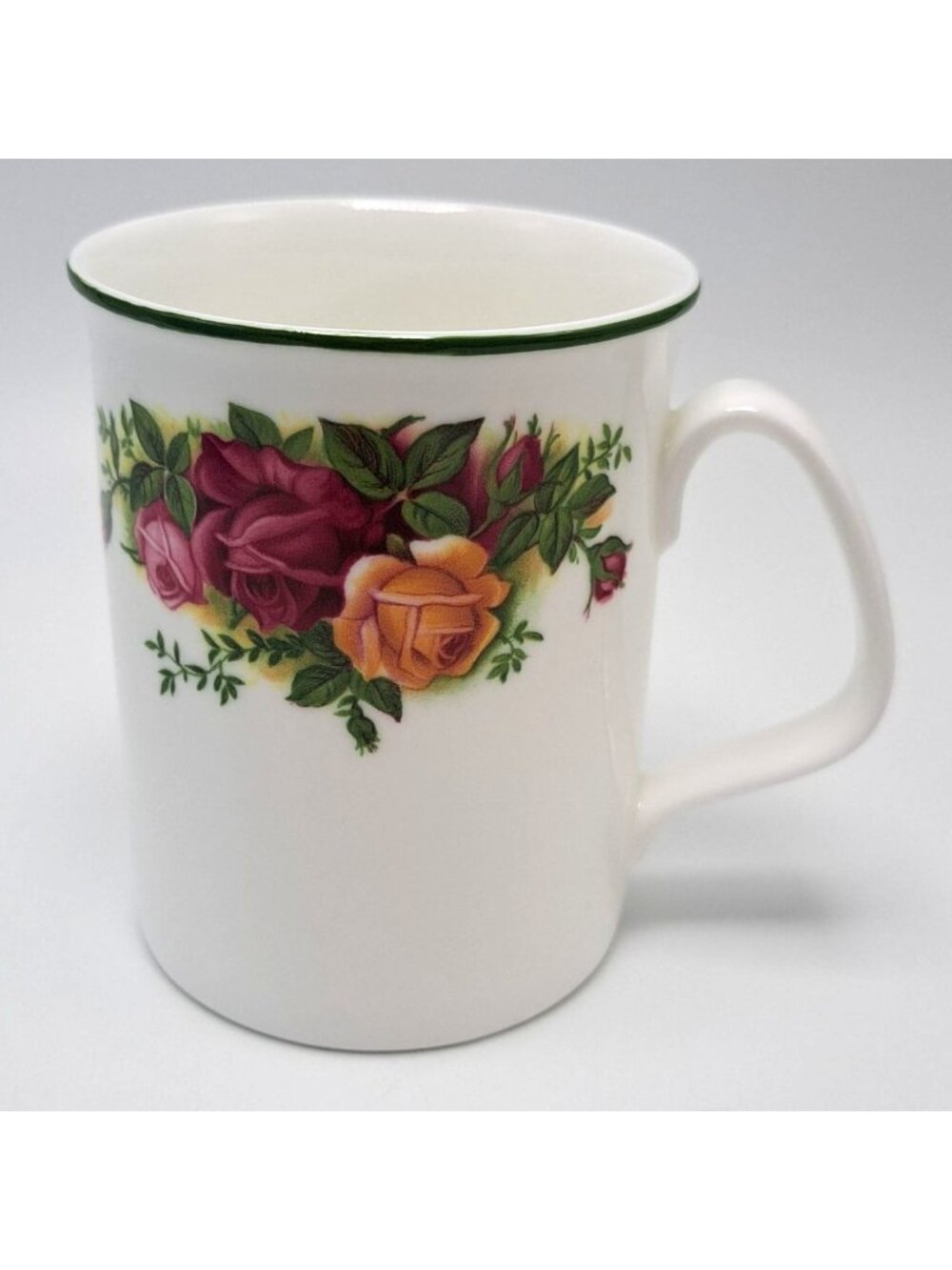 Royal Albert Old Country Roses Mug Fine Bone China Floral Design White Roses